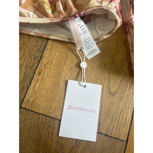 Zimmermann Rosa Spliced Frill Bikini Kids Size US 1 - Picture 4 of 7